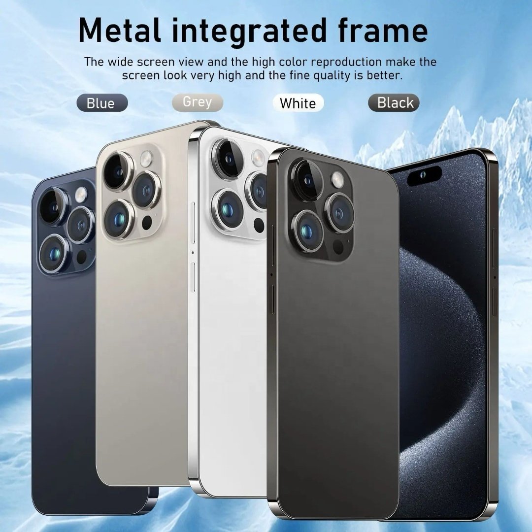 Unlocked Original Brand 64MP Mobile Phones For I Cell Phone 15 Pro Max Phone Original Quality 6.7 Inch HD Screen Have Logo